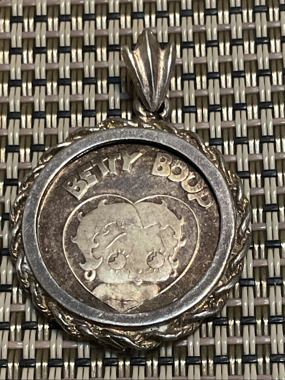 Betty Boop 999 Sterling silver Pendant